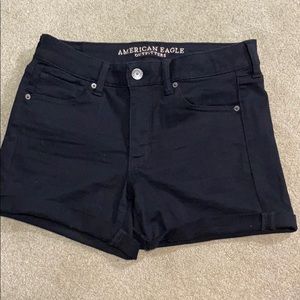 Black american eagle shorts